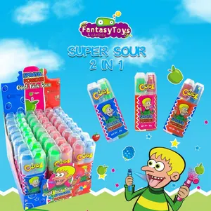 Super Sour 2 In 1, caramelo líquido de Fantasy Toys & Candies