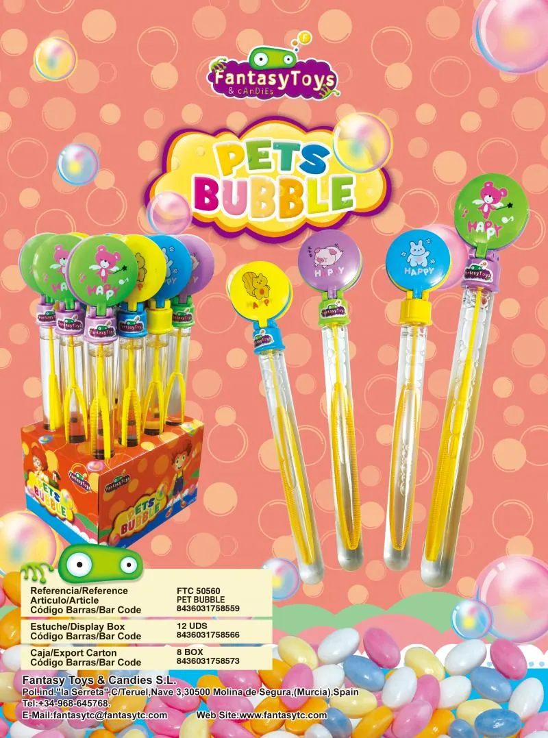 Product sheet of Pet Bubble, reference FTC 50560