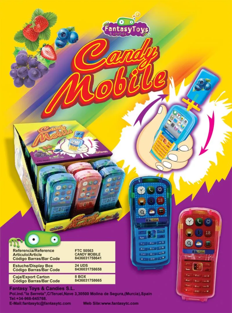 Ficha del producto Candy Mobile, referencia FTC 50563