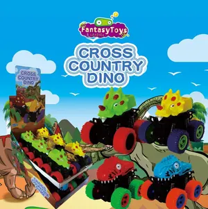 Cross Country Dino, off-road vehicle by Fantasy Toys & Candies