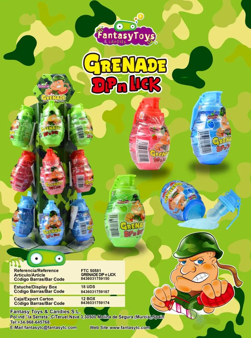Ficha del producto Grenade Dip n Lick, referencia FTC 50581