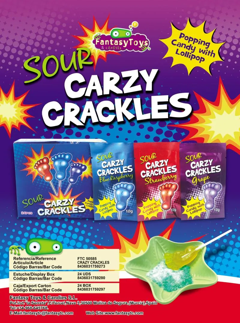Ficha del producto Crazy Crackles, referencia FTC 50585