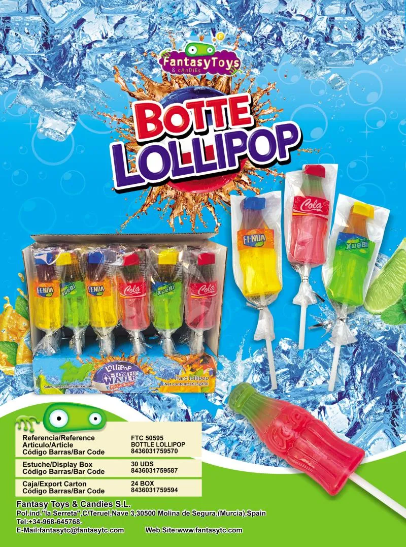 Product sheet of Bottle Lollipop, reference FTC 50595