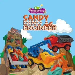 Candy Dino Engineer, construction vehicle by Fantasy Toys & Candies