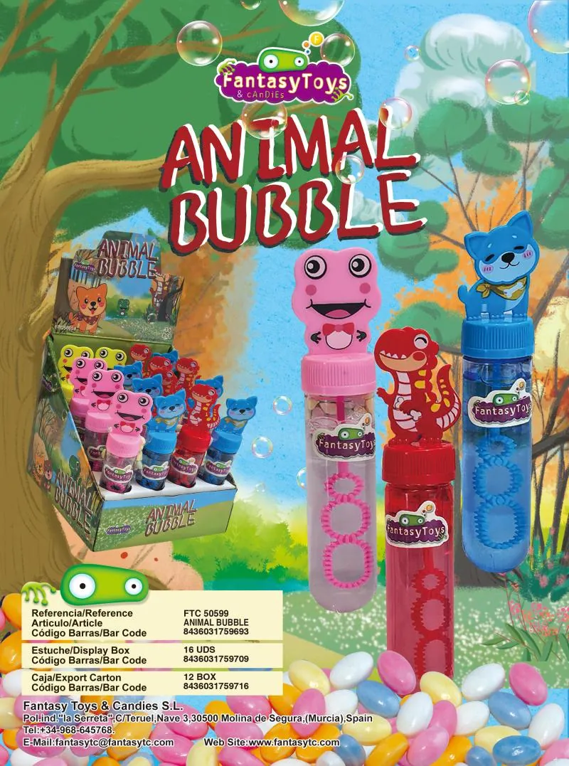 Ficha del producto Animal Bubble, referencia FTC 50599