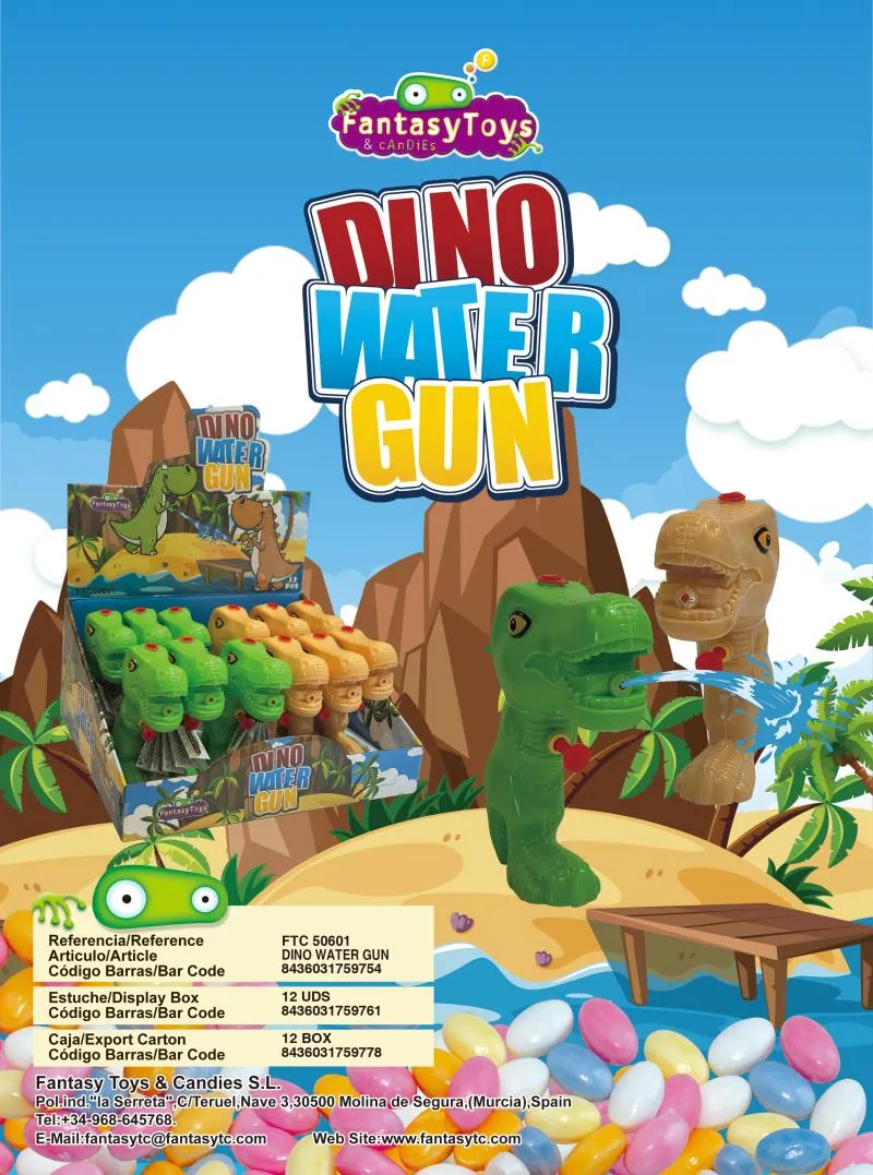 Ficha del producto Dino Water Gun, referencia FTC 50601